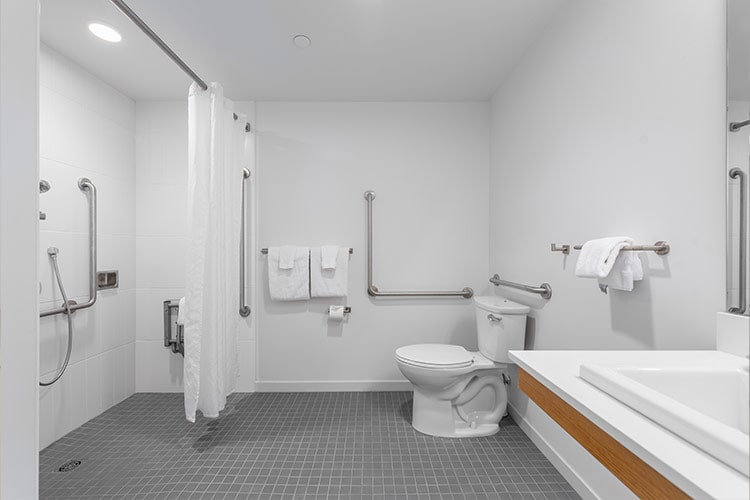 UBC Accommodations Accessible Suites Washroom