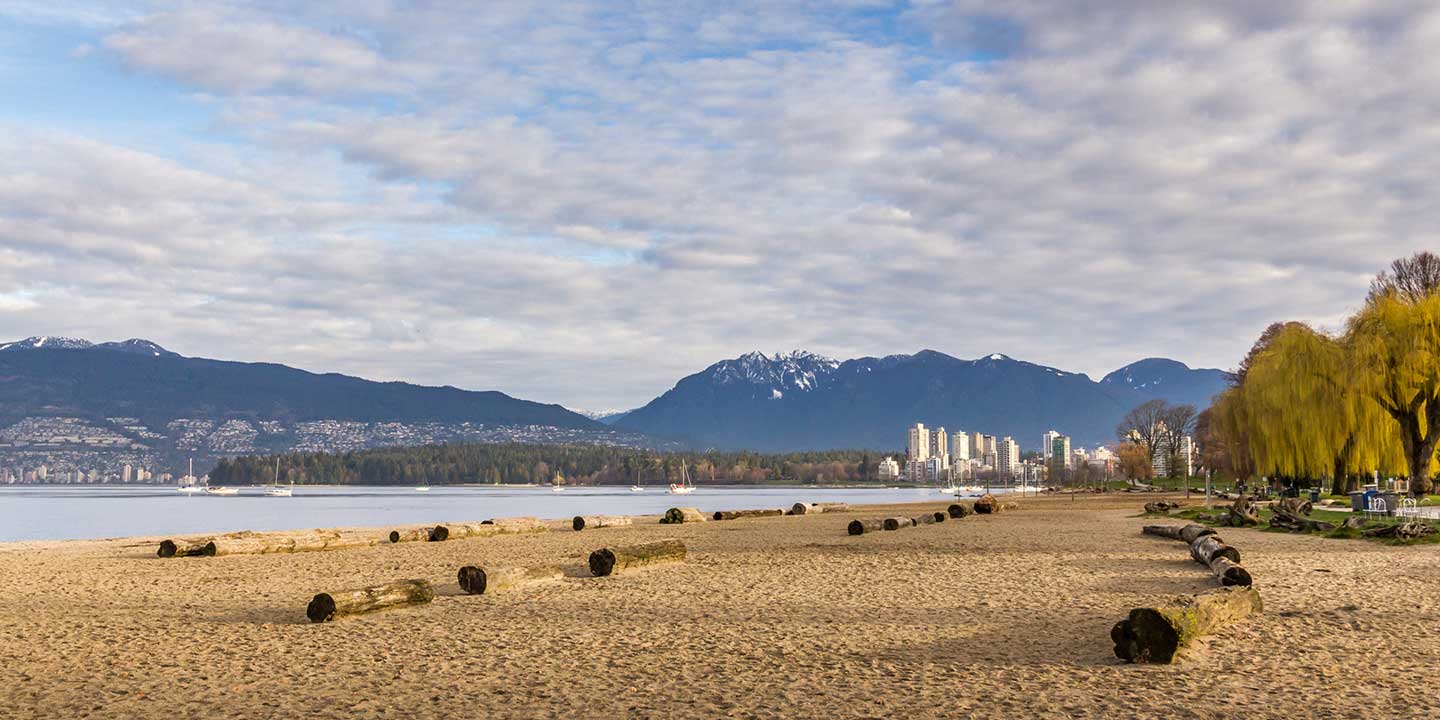 Beach Mountain Ocean Vancouver